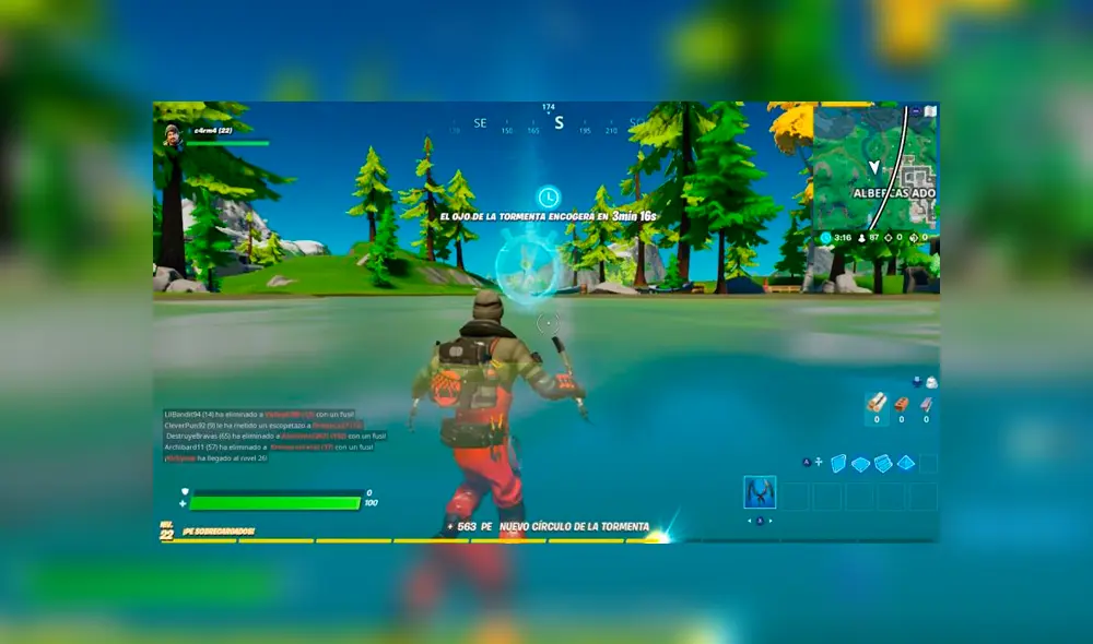 Prueba contrarreloj de natación 2: en Albercas Adormecidas