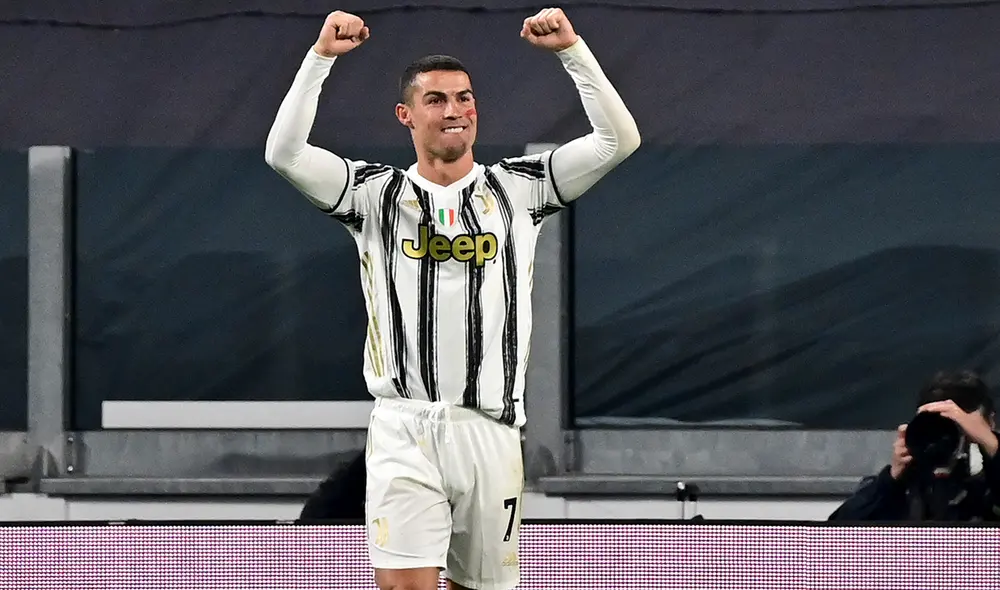 Cristiano Ronaldo marcó los dos goles de la Juventus. Foto: AFP