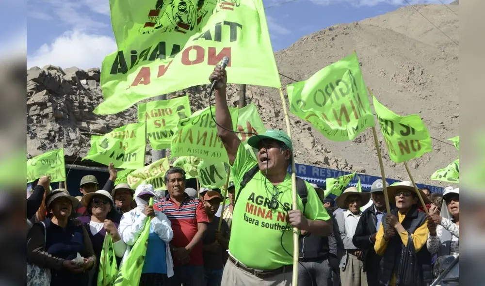 Conflicto. Persiste la demanda socioambiental en Islay.