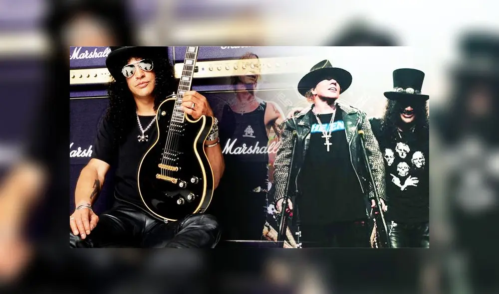 Slash, el guitarrista de Guns N’ Roses, está de cumpleaños. Foto: NME Award al Mejor Guitarrista y captura web Marca.