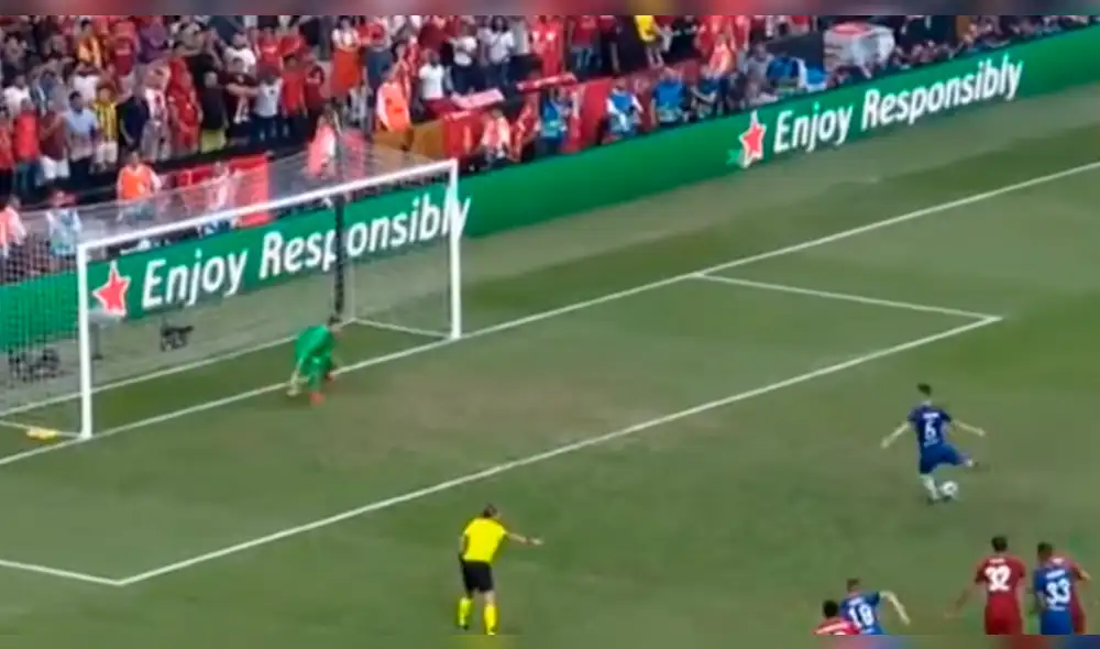 Liverpool vs Chelsea: Jorginho anota el 2-2 en la final de la Supercopa UEFA. Liverpool vs Chelsea: Jorginho anota el 2-2 en la final de la Supercopa UEFA.