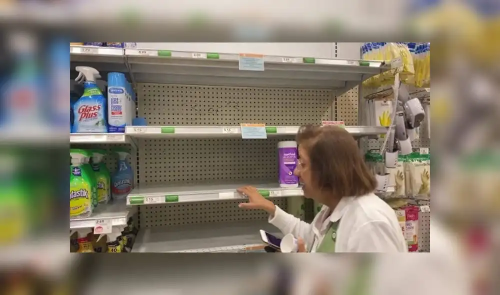 Escasez de productos por el coronavirus