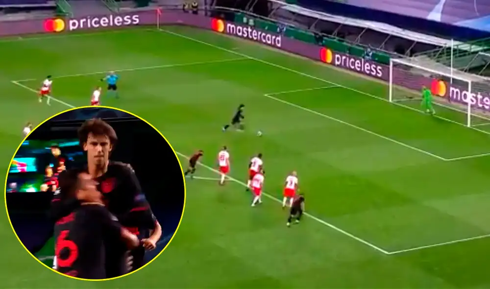 João Félix le da vida al Atlético de Madrid y puso el empate el Leipzig por la Champions League. | Foto: Fox Sports João Félix le da vida al Atlético de Madrid y puso el empate el Leipzig por la Champions League. | Foto: Fox Sports