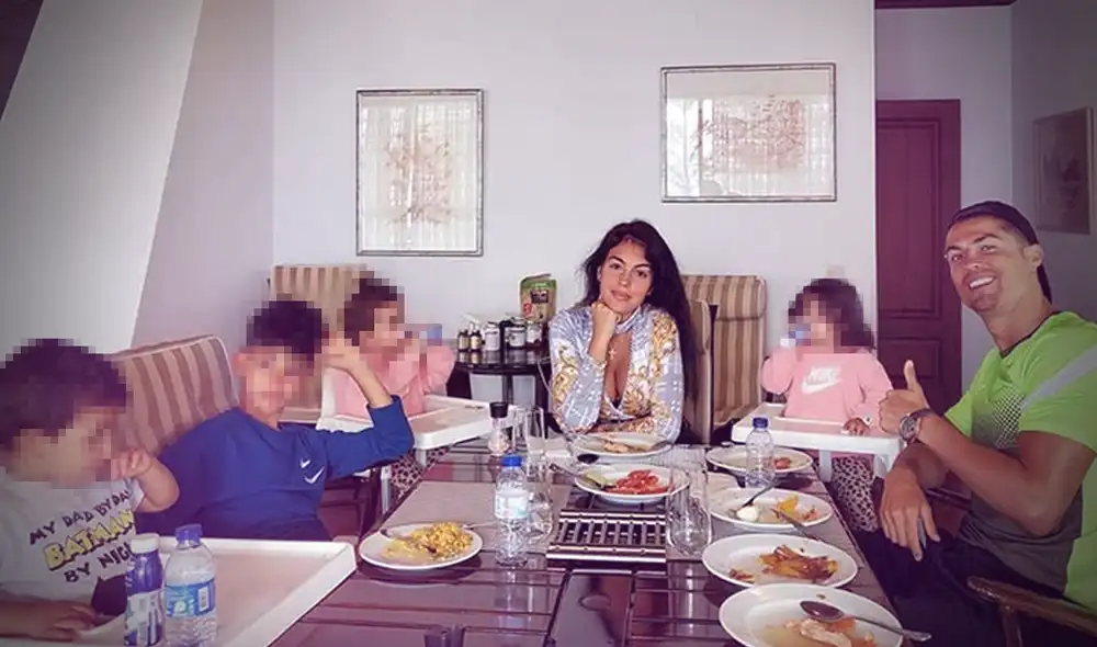 Cristiano Ronaldo, Georgina Rodríguez y sus hijos, cumplen con el aislamiento social obligatorio. (Foto: Instagram) Cristiano Ronaldo, Georgina Rodríguez y sus hijos, cumplen con el aislamiento social obligatorio. (Foto: Instagram)