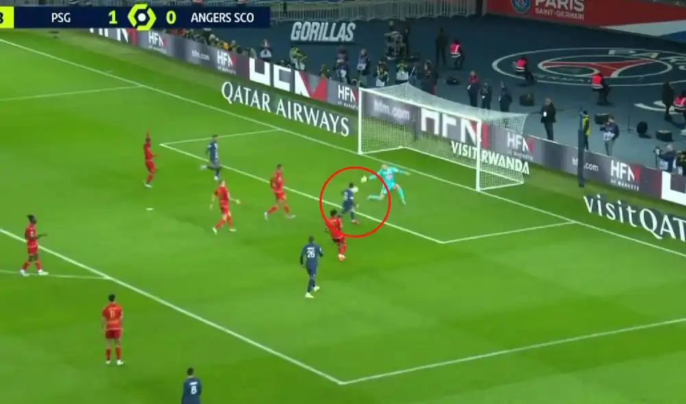 Primer gol de Messi en el 2023. Foto: captura ESPN