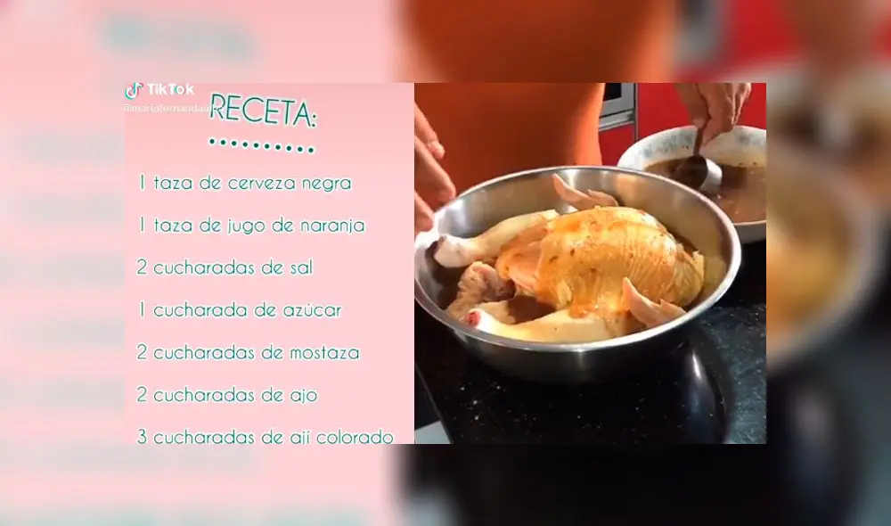 Desliza las imágenes para ver la receta del exquisito pollo a la brasa que podrás elaborar en tu propia casa. Foto: @mariafernandaalba Desliza las imágenes para ver la receta del exquisito pollo a la brasa que podrás elaborar en tu propia casa. Foto: @mariafernandaalba