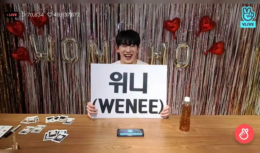 Wonho, fandom, wenee, V Live