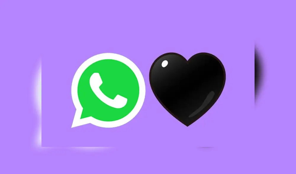 El emoji del corazón negro.