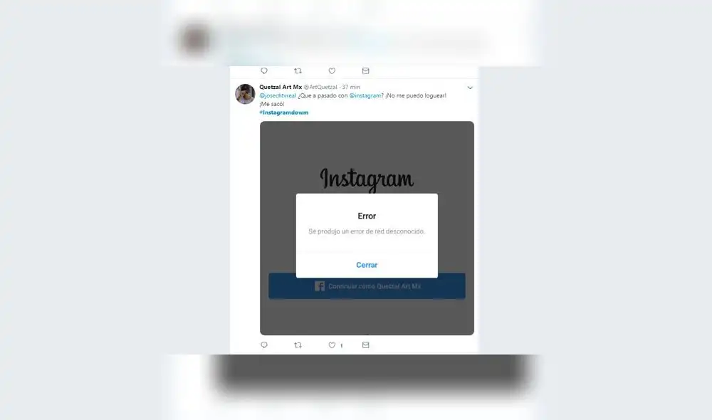 Instagram sufre caída masiva en diversas partes del mundo [FOTOS]