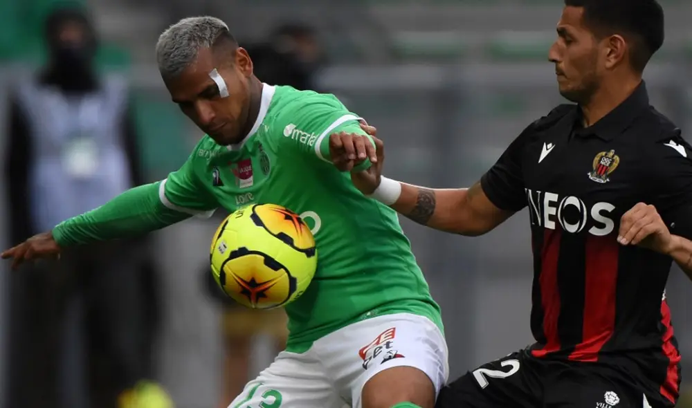 Miguel Trauco debutó en la temporada 2020-2021, en la jornada 7 de la Ligue 1. Foto: AFP