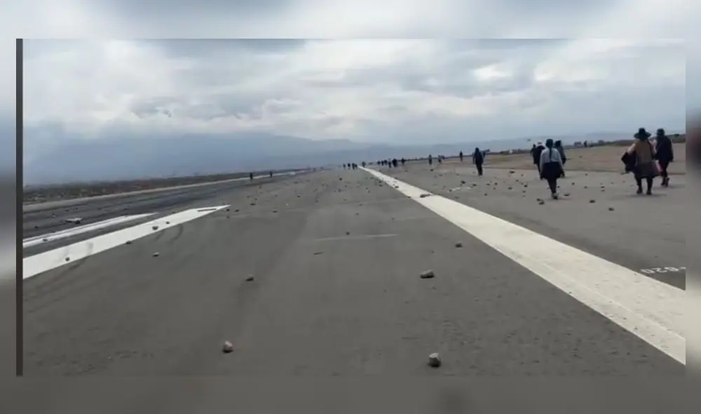 Cancelan viajes en aeropuerto de Arequipa. Foto: difusión.