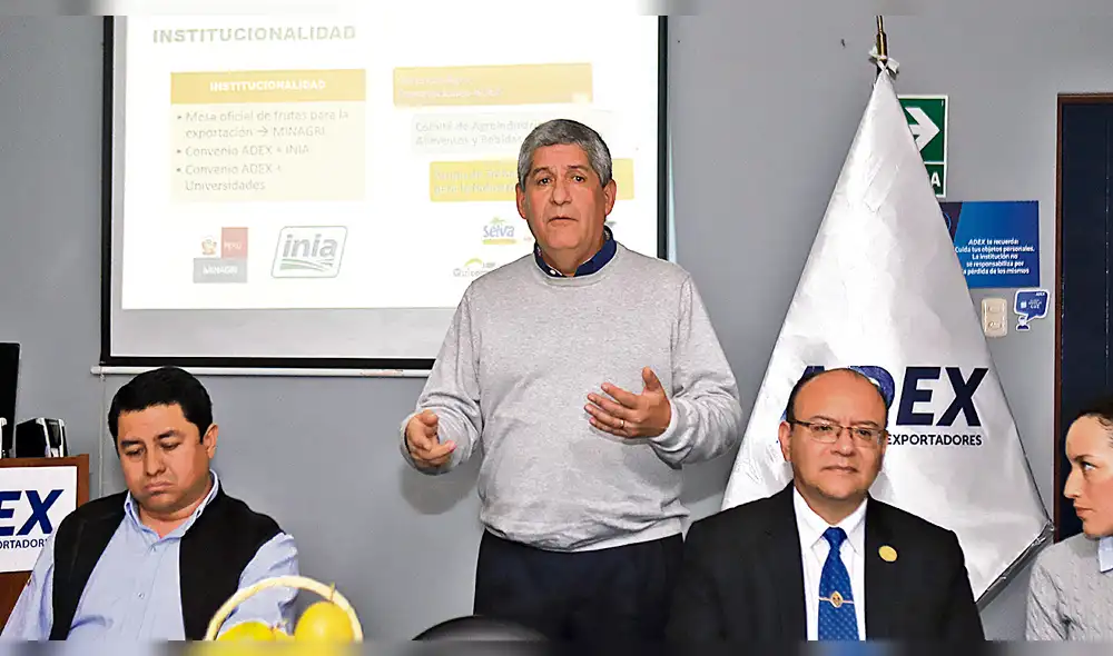 Exportación de maracuyá.