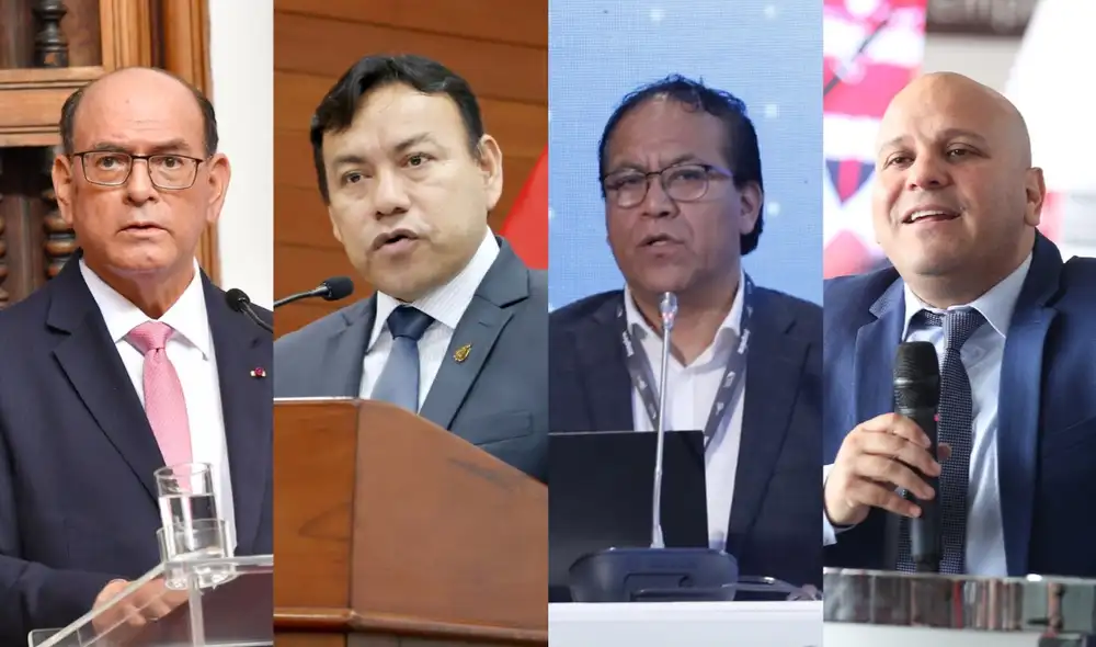 Ministros de Estado Foto: composición/Cancillería/Minjus/Mincetur/Mintra Ministros de Estado Foto: composición/Cancillería/Minjus/Mincetur/Mintra