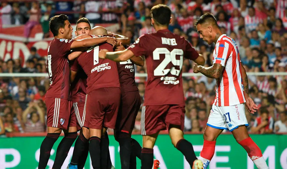 River Plate derrotó 2-1 a Unión de Santa Fe. (Créditos: Twitter River Plate)