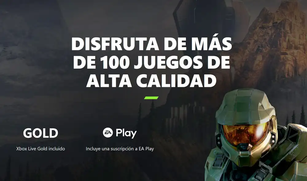 El servicio Xbox Game Pass ofrece juego online (Xbox Live), descuentos y más de 100 juegos para descargar gratis, todo por 10 dólares mensuales. Foto: Microsoft El servicio Xbox Game Pass ofrece juego online (Xbox Live), descuentos y más de 100 juegos para descargar gratis, todo por 10 dólares mensuales. Foto: Microsoft