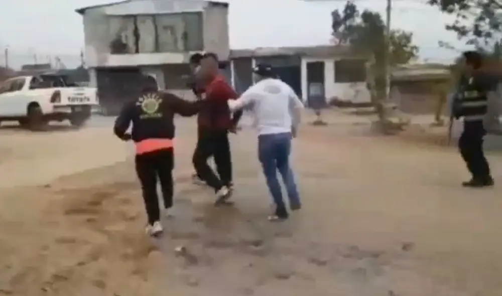 Delincuente pudo ser capturado gracias información que dieron los vecinos, informó el jefe de la División Policial Norte 1. (Foto: Captura de video / Latina Noticias) Delincuente pudo ser capturado gracias información que dieron los vecinos, informó el jefe de la División Policial Norte 1. (Foto: Captura de video / Latina Noticias)