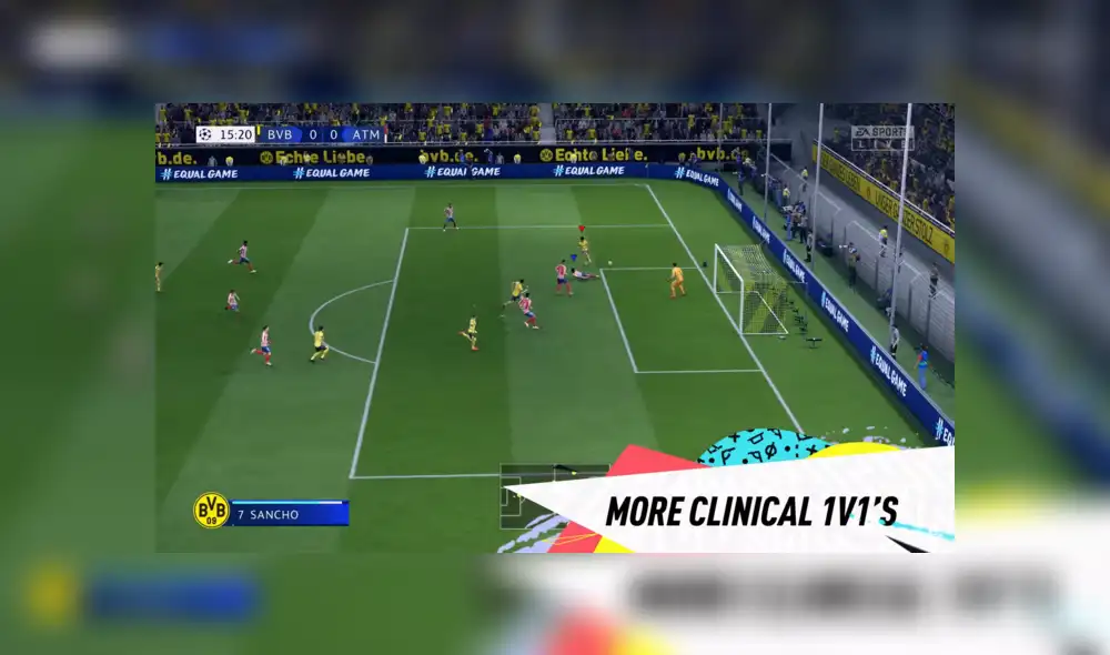 EA Sports muestra las nuevas características de juego que habrá en FIFA 20. EA Sports muestra las nuevas características de juego que habrá en FIFA 20.