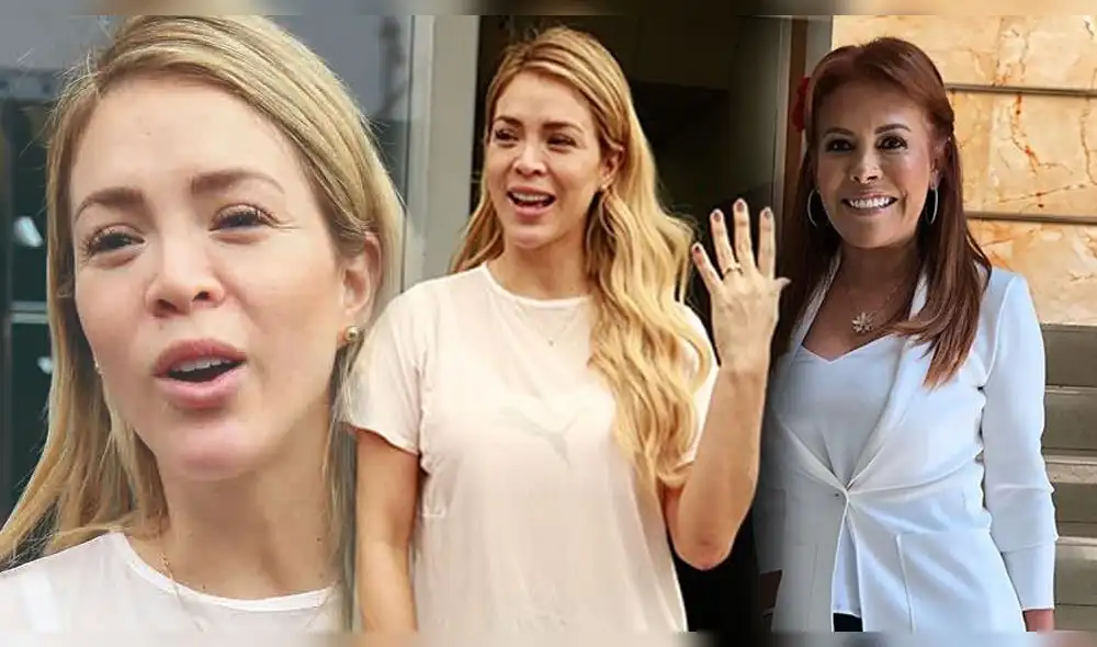 Magaly Medina funge de organizadora del fallido matrimonio de Sheyla Rojas