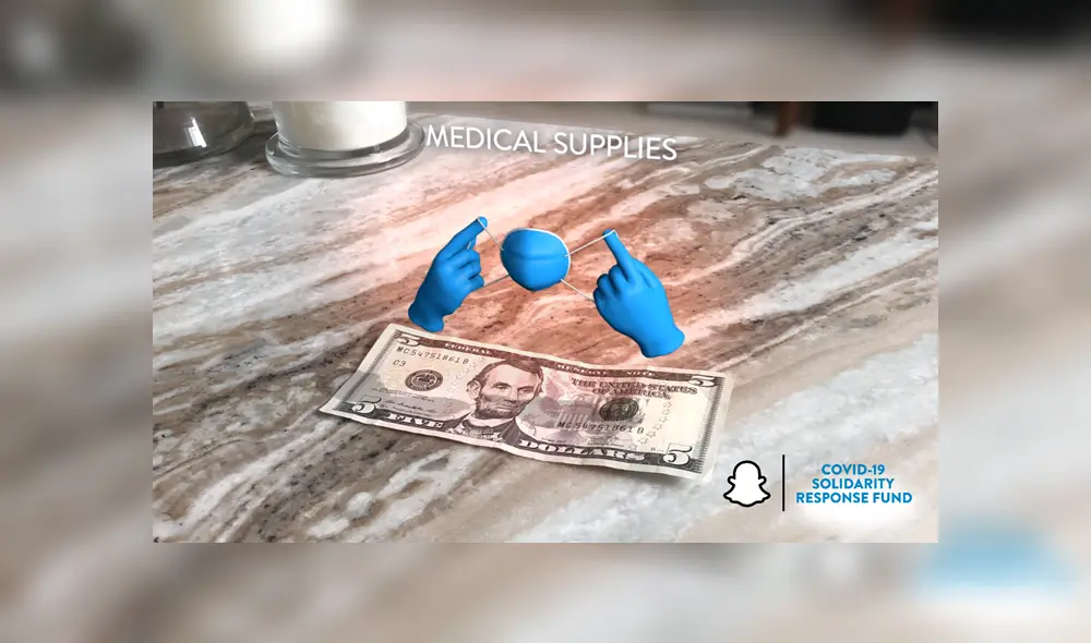 El nuevo filtro “Donar para apoyar” permite contribuir al fondo de ayuda de la OMS. El nuevo filtro “Donar para apoyar” permite contribuir al fondo de ayuda de la OMS.