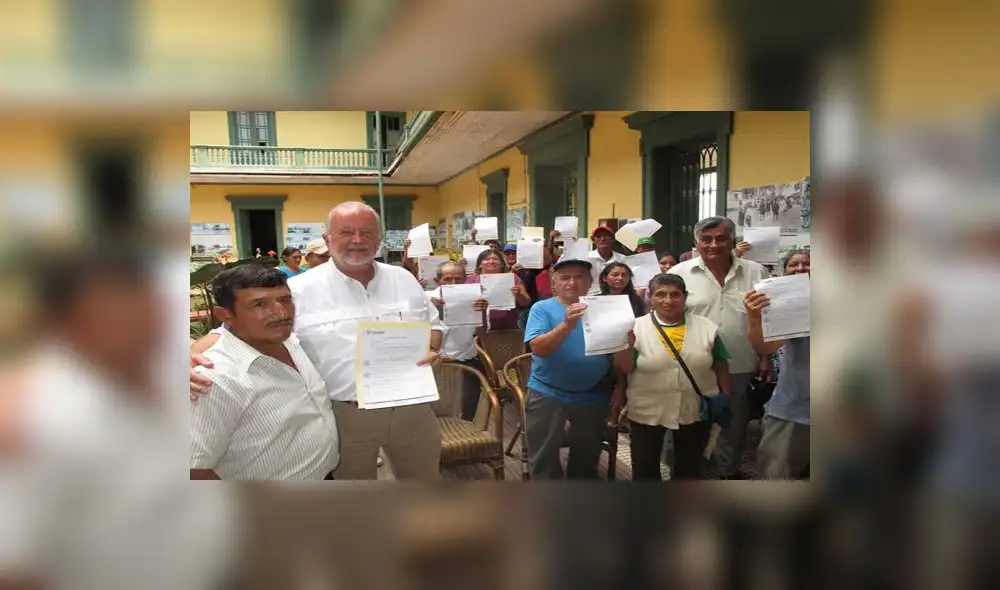 Pobladores de Cayalatí reciben títulos de propiedad 