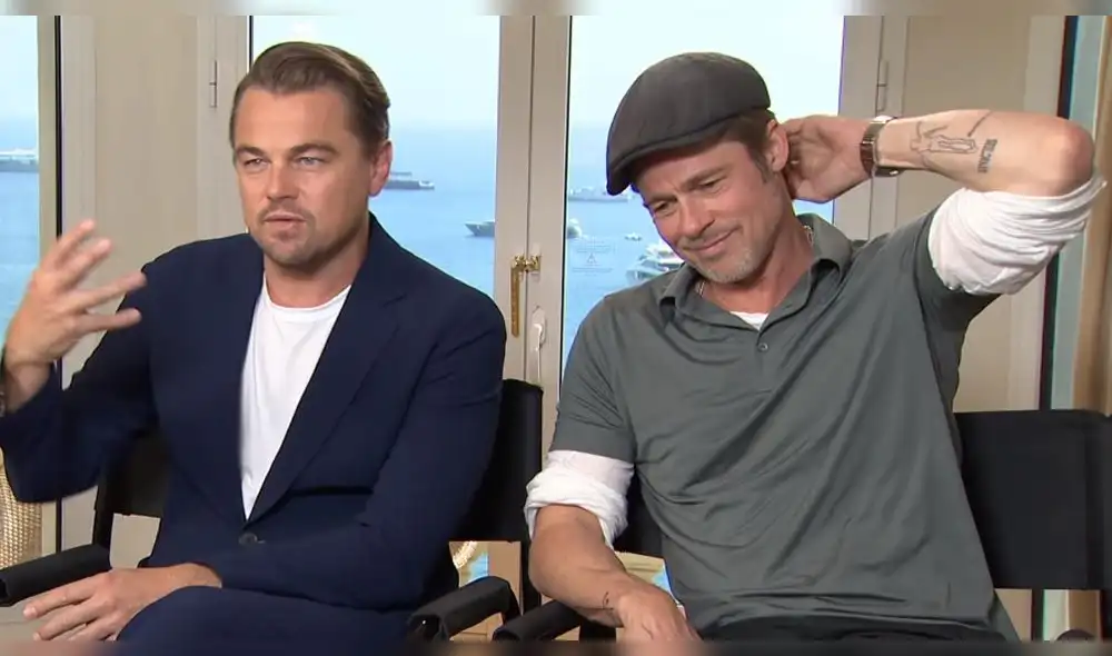 Brad Pitt bromea sobre rumor de romance con Leonardo DiCaprio