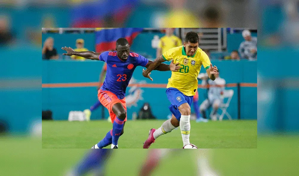 Brasil y Colombia empataron en Miami. Foto: AFP Brasil y Colombia empataron en Miami. Foto: AFP