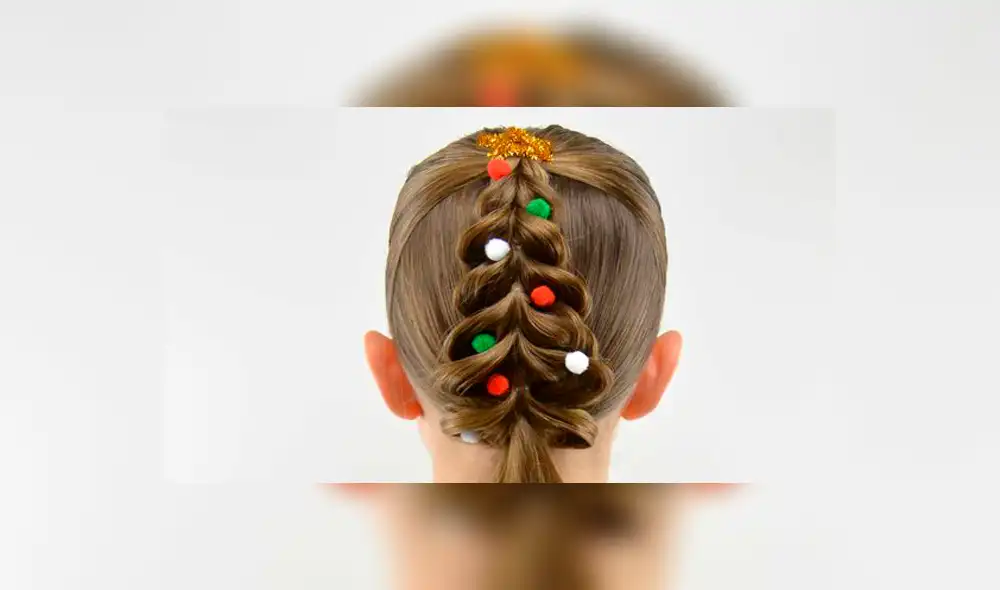 El 'árbol de navidad' es el peinado más festivo que verás esta temporada