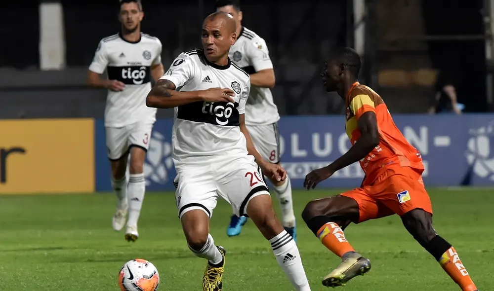 Olimpia y Delfín SC empatan 0-0 por la Copa Libertadores. Foto: Conmebol