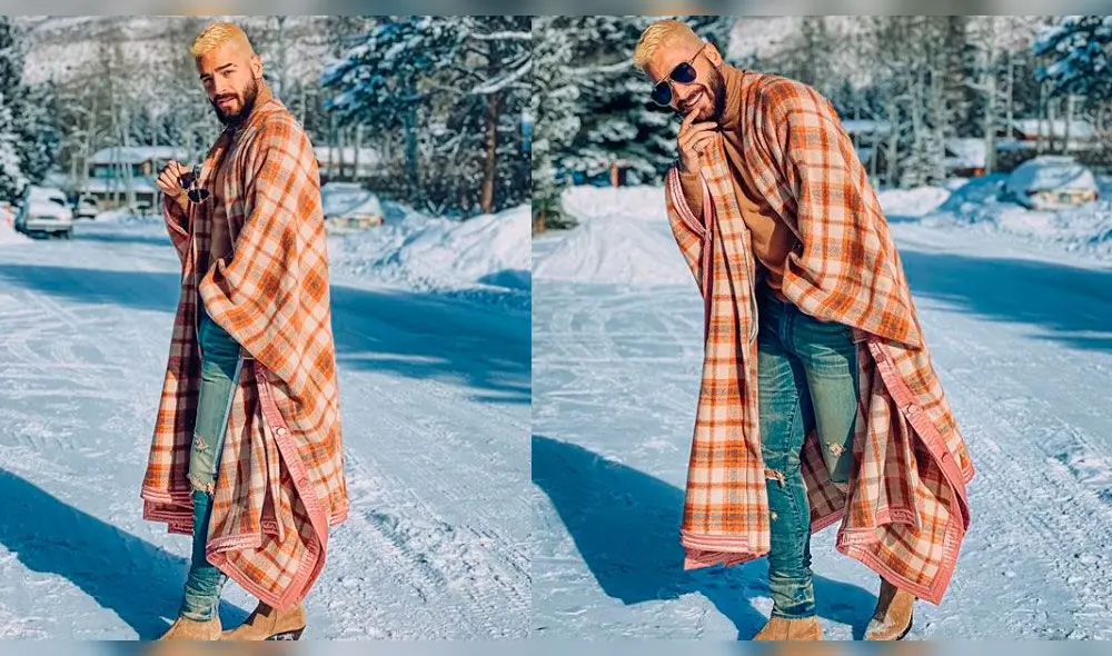 Maluma presume vacaciones de año nuevo y se confiesa