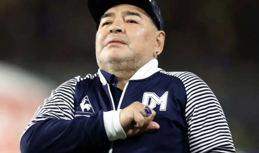 Maradona apoya la suspensión del fútbol argentino por el coronavirus. Foto: AFP Maradona apoya la suspensión del fútbol argentino por el coronavirus. Foto: AFP