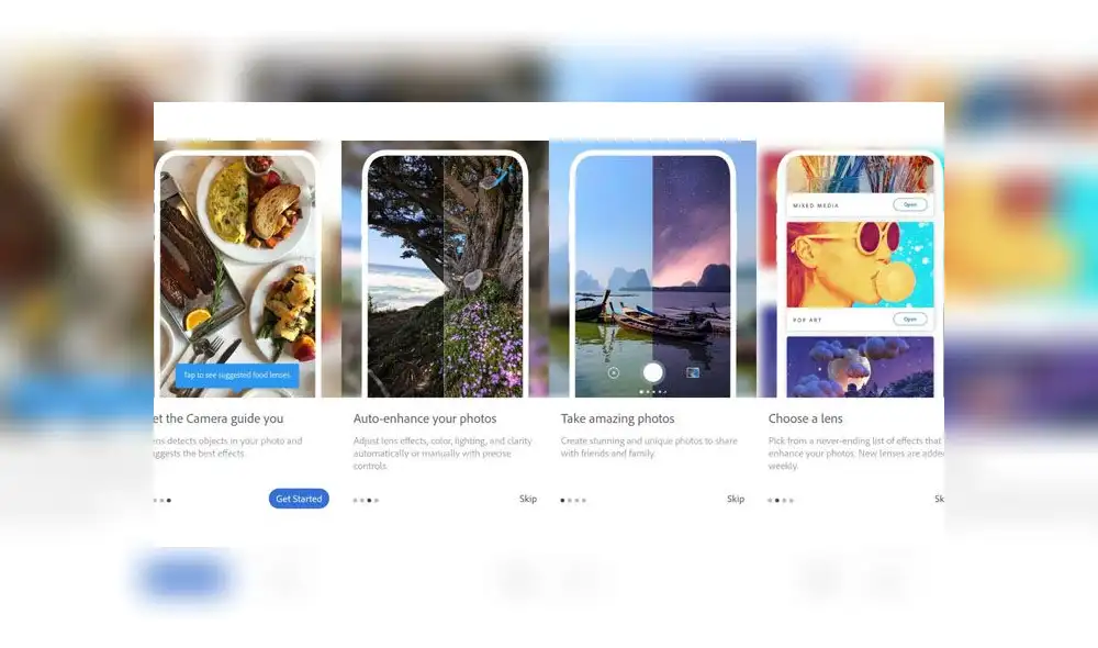 Photoshop Camera es totalmente gratuita.