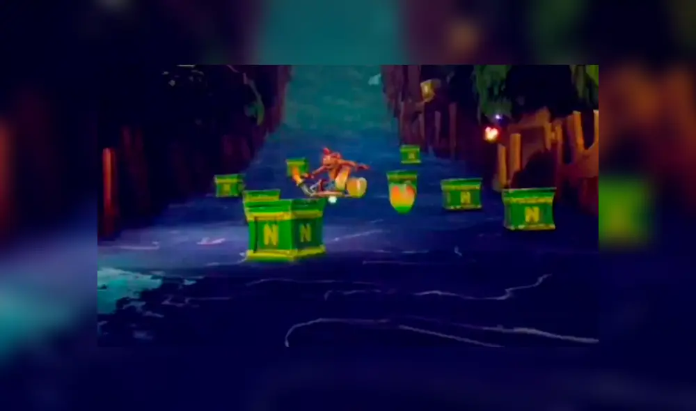 Podrás sortear obstáculos montado en una patineta voladora. Foto: Crash Bandicoot 4 It's About Time.