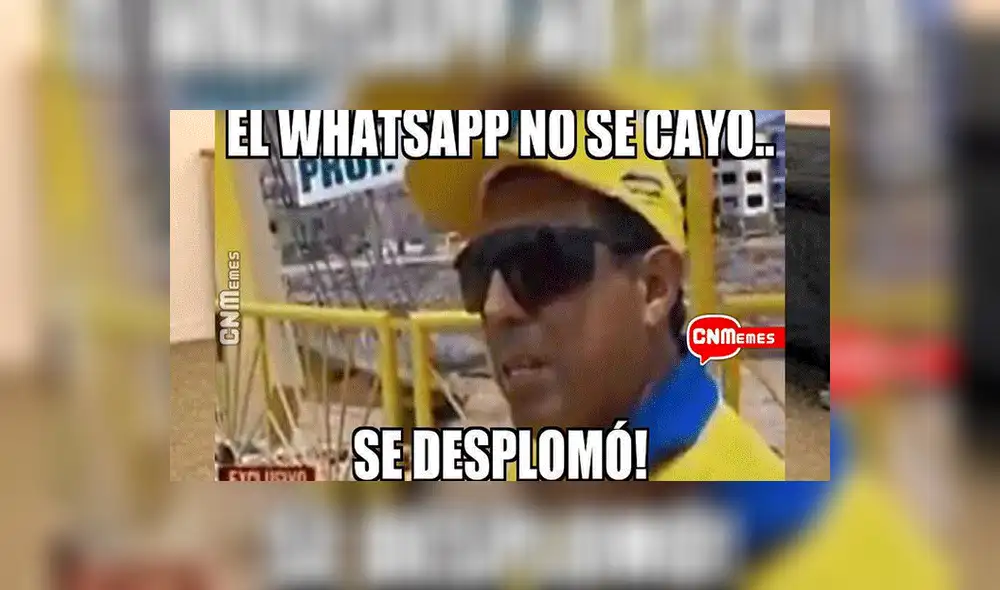 WhatsApp cae a nivel mundial y usuarios crean memes para burlarse de la aplicación de mensajería [FOTOS]