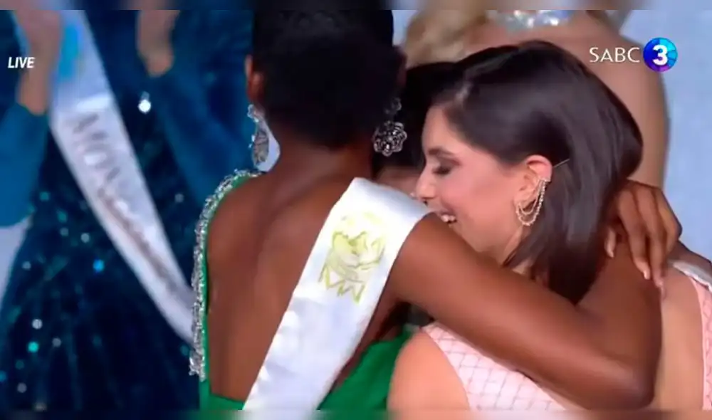La representante de Nigeria, Nyekachi Douglas, se robó la atención con su curiosa reacción tras el anuncio de la ganadora del certamen. La representante de Nigeria, Nyekachi Douglas, se robó la atención con su curiosa reacción tras el anuncio de la ganadora del certamen.