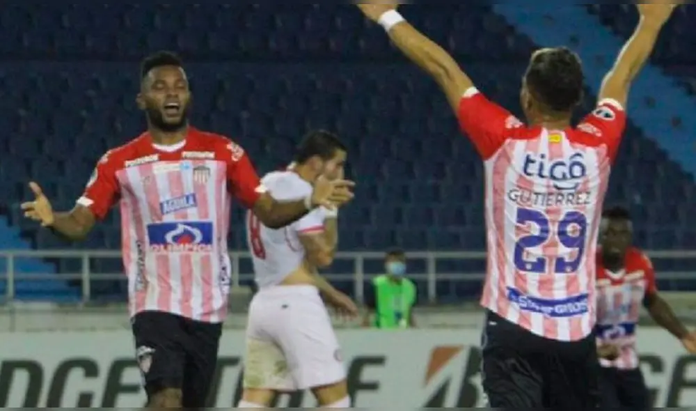 Junior dio un gran paso en el primer partido por Copa Libertadores. Foto: Twitter @JuniorClubSA