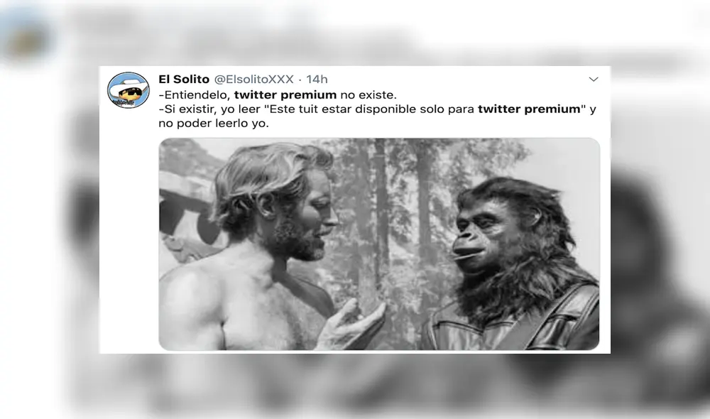 Desliza para ver los mejores memes de 'Twitter premium'. Foto: Captura.