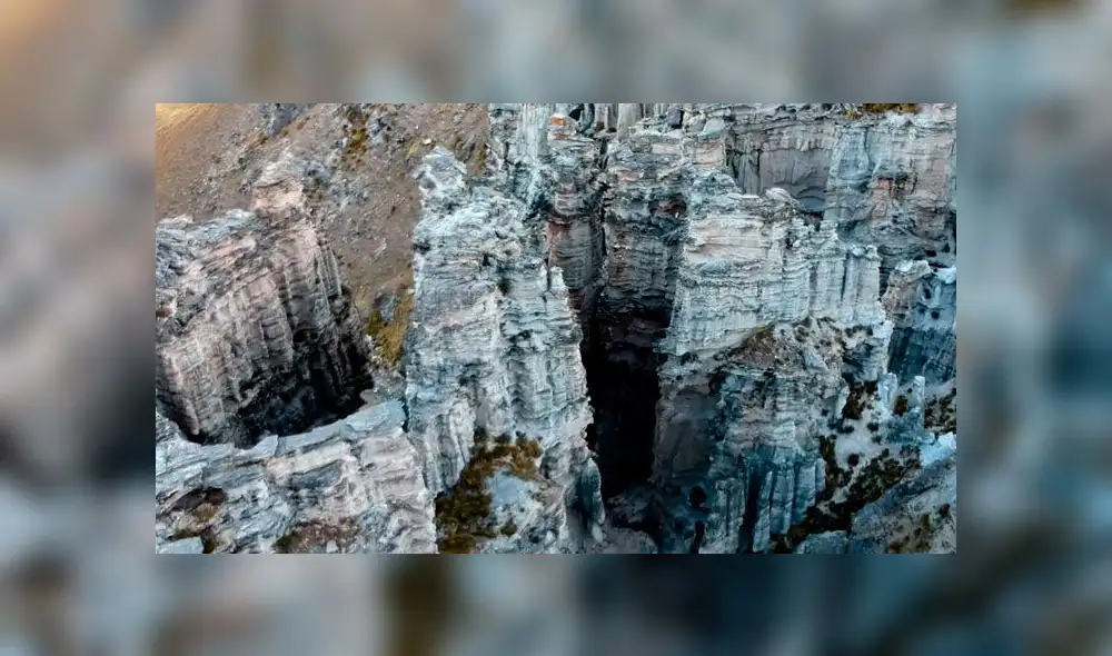"Ciudad Gótica" está ubicada en el valle Macusani, en Puno. Créditos: Captura Bien Taypa.