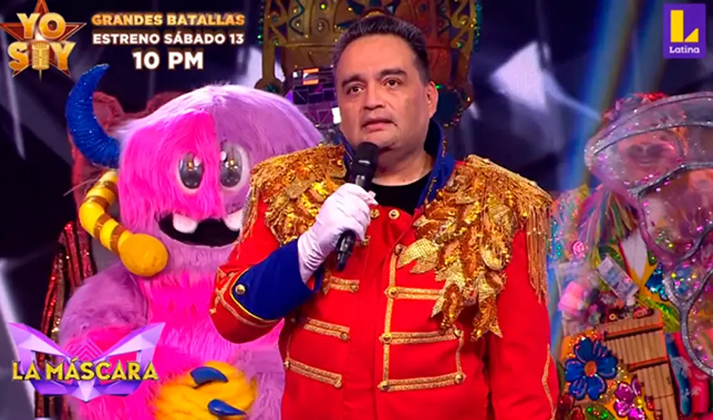 Jorge Benavides en la final de La Máscara. (Foto: Captura Latina)