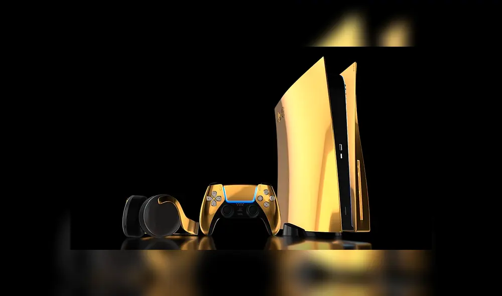 La puedes registrarte en la preventa de esta PS5 dorada. Foto: Truly Exquisite. La puedes registrarte en la preventa de esta PS5 dorada. Foto: Truly Exquisite.