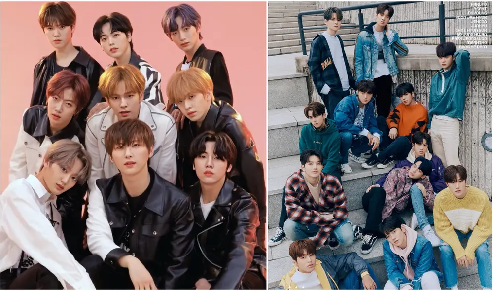 CRAVITY y TREASURE, los mejores artistas masculinos novatos del K-pop. Foto: Starship / YG CRAVITY y TREASURE, los mejores artistas masculinos novatos del K-pop. Foto: Starship / YG