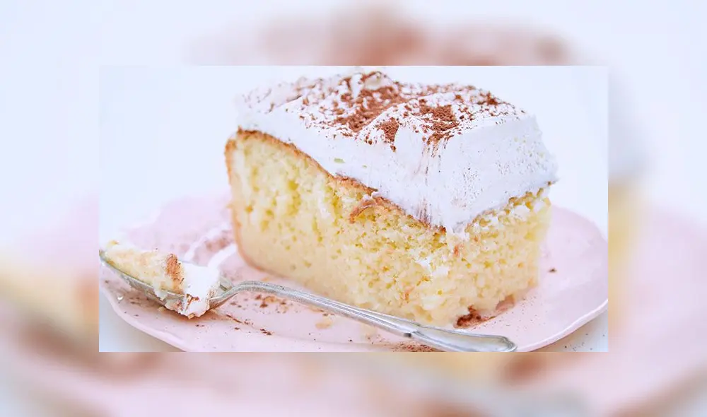 Pastel de tres leches: ingrediente y preparación. Foto: Nestlé.
