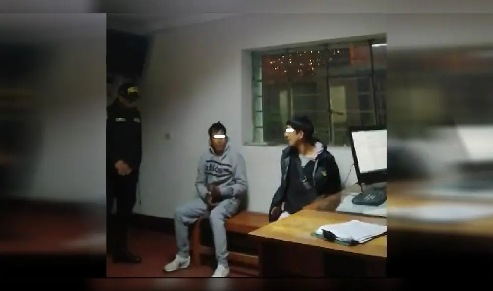 Fueron intervenidos por faltar el respeto y golpear a dos policías en Cusco.