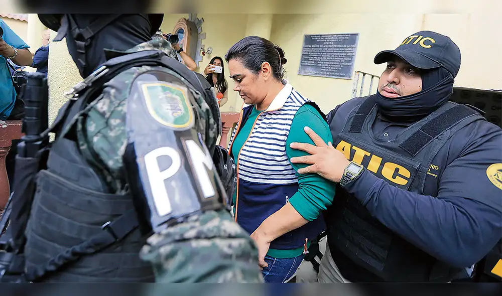 Ex primera dama presa por malversación y lavado de activos