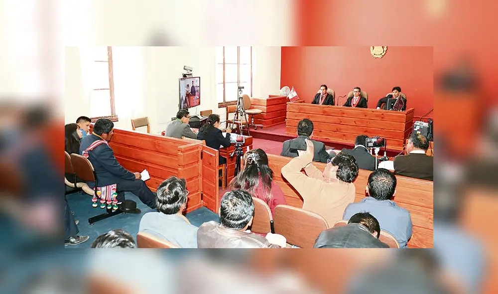 Audiencia. Colegiado escuchó a la defensa de Aduviri y a fiscal.