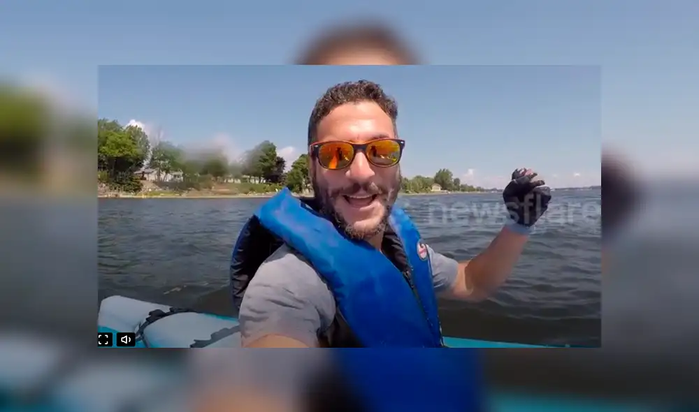 Un video viral de YouTube registró lo que ocurrió con un pescador al atrapar a un enorme criatura marina. Un video viral de YouTube registró lo que ocurrió con un pescador al atrapar a un enorme criatura marina.