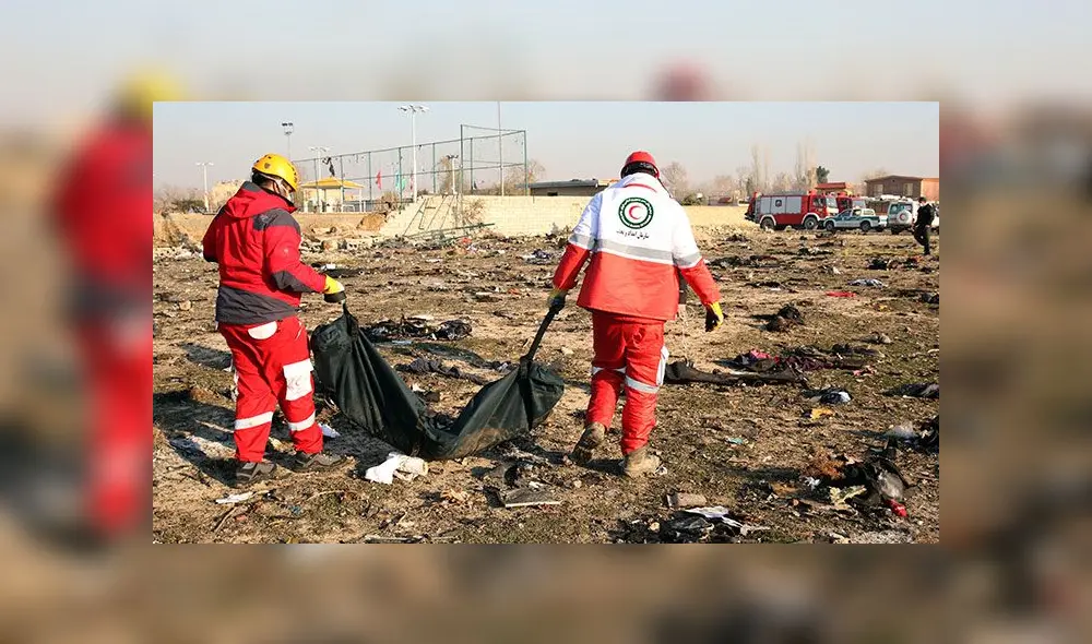 El accidente del Boeing 737 no dejó supervivientes, confirmó el presidente de Ucrania. Foto: AFP El accidente del Boeing 737 no dejó supervivientes, confirmó el presidente de Ucrania. Foto: AFP
