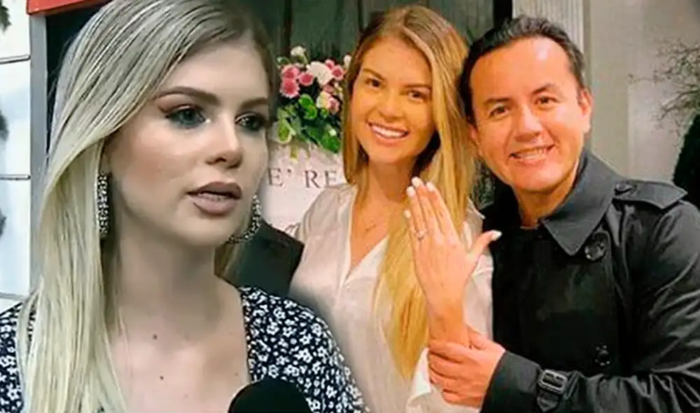 Brunella Horna y Richard Acuña postergaron su boda por protestas en el país. Foto: composición LR/América TV/Instagram/Brunella Horna Brunella Horna y Richard Acuña postergaron su boda por protestas en el país. Foto: composición LR/América TV/Instagram/Brunella Horna