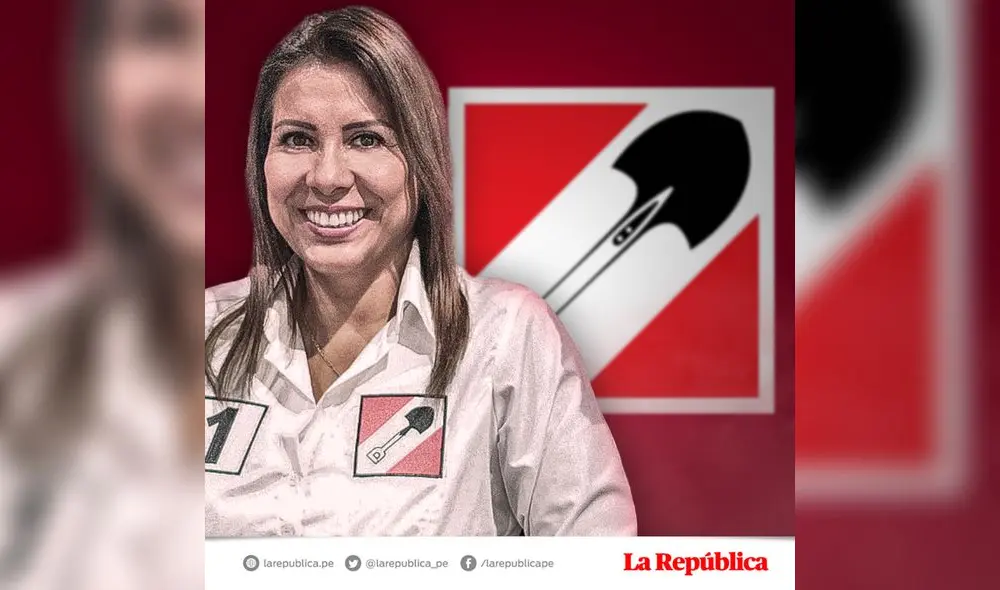 Mónica Saavedra, virtual congresista de Acción Popular con la votación más alta. Composición: Fabrizio Oviedo / La República.