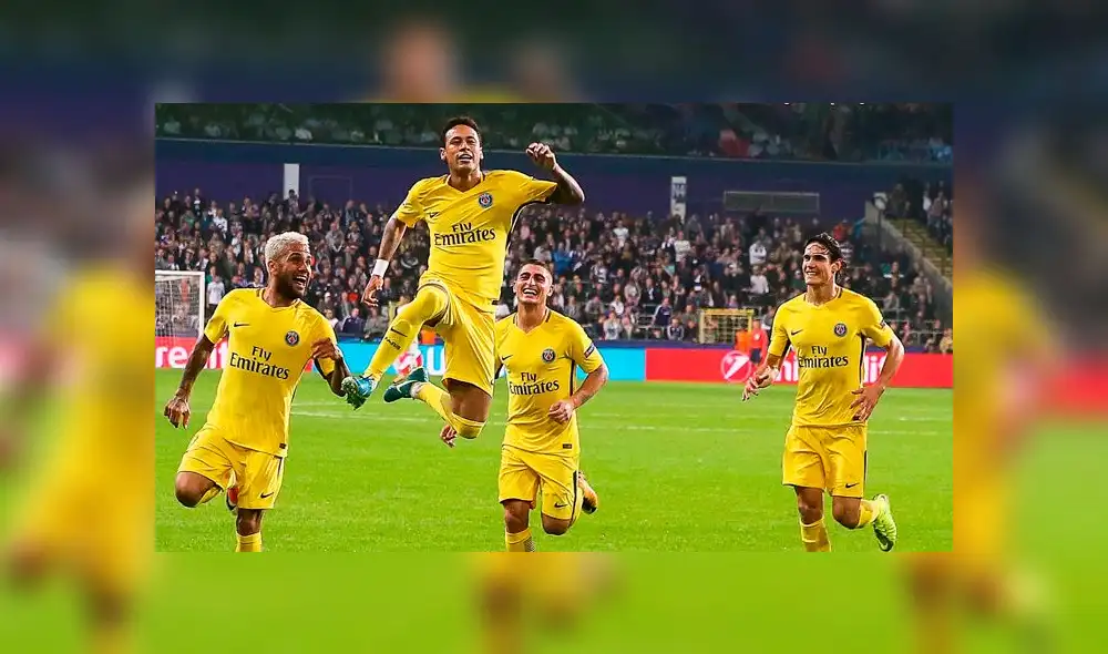 Neymar deslumbró con un golazo de tiro libre en el PSG-Anderlecht por Champions League [VIDEO]