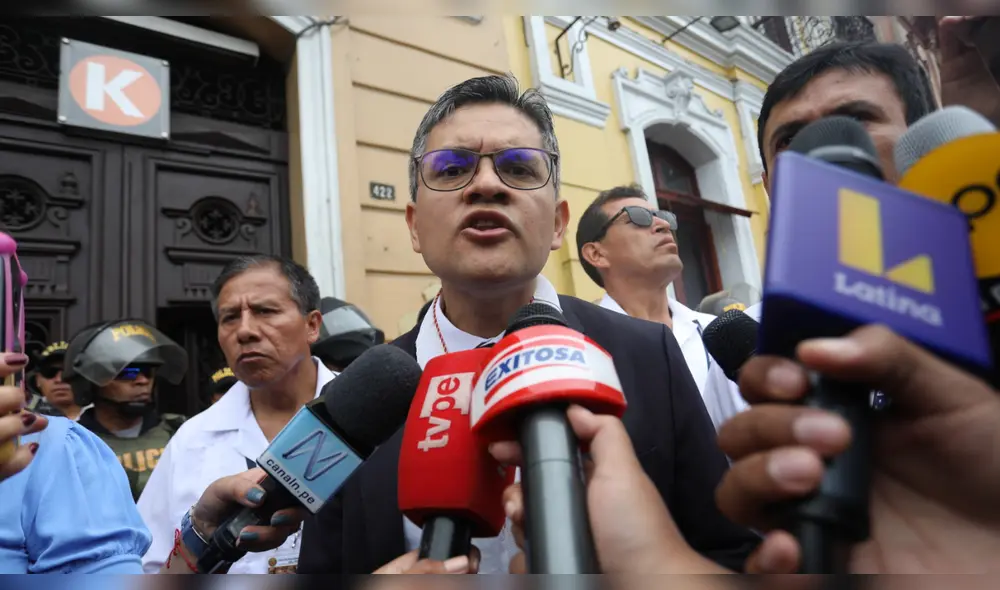 Fiscal José Domingo Pérez considera que dictamen del peritaje no debía estar en el poder de Fuerza Popular. Foto: Aldaír Mejía/La República.